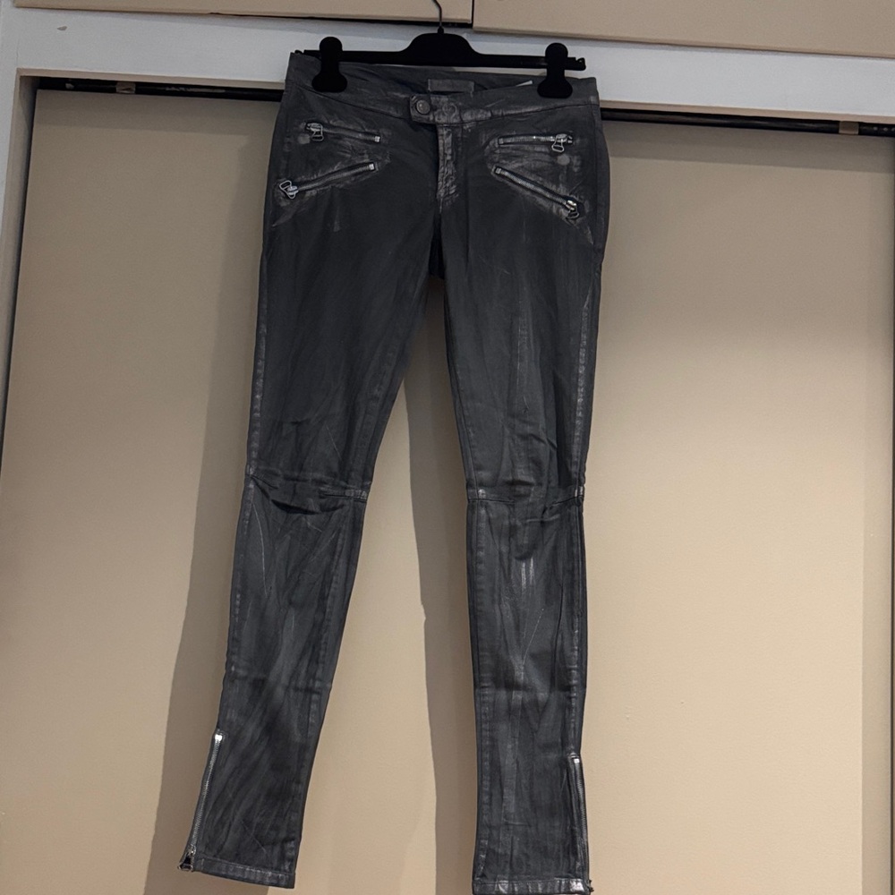 Pierre Balmain Gray Skinny Jeans